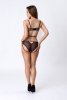 Eliana Black/Czarny zmysłowy komplet stanik z majtkami LivCo Corsetti Fashion  rozmiar - L/XL